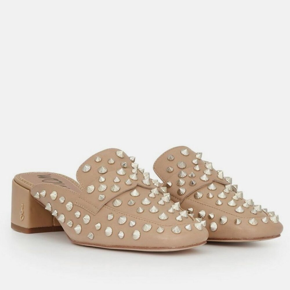NWOB Sam Edelman Augustus Leather Studded Mule